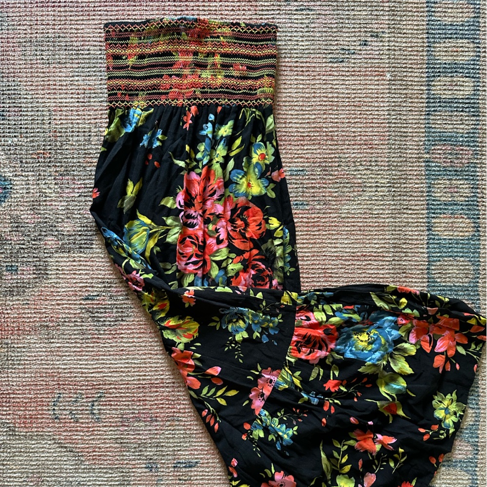 Floral Bohemian Maxi Skirt
